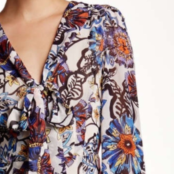 Betsey Johnson Floral folk a-line dress - Picture 2 of 8